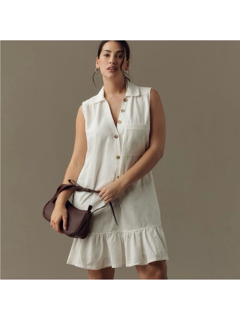 Pilcro linen dress